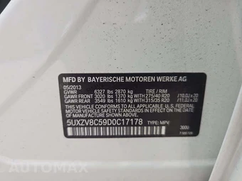 2013 BMW X5 Sports Activity Vehicle xDrive50i - miniatura 2