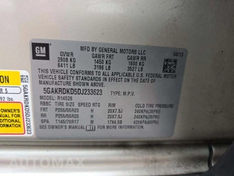 2013 Buick Enclave Premium 1SN – miniatura 5