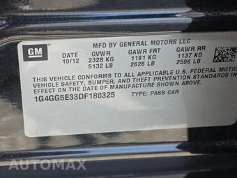 2013 Buick LaCrosse Premium 1 1SP – miniatura 14