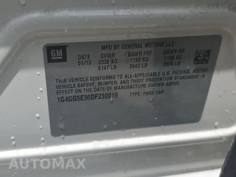 2013 Buick LaCrosse Premium 1 1SP – miniatura 14