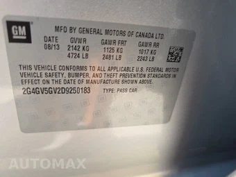 2013 Buick Regal GS 1SX - miniatura 14