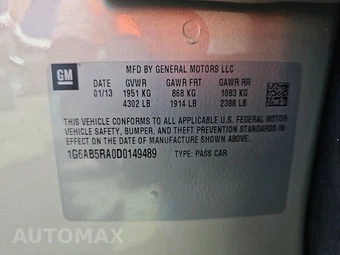 2013 Cadillac ATS Luxury 1SC – miniatura 14