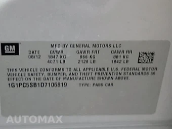 2013 Chevrolet Cruze 1LT 1SD - miniatura 14