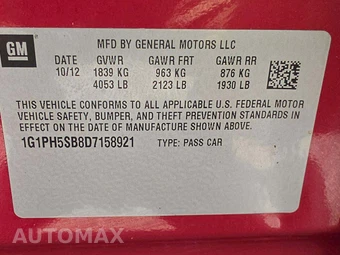2013 Chevrolet Cruze Eco 1SF – miniatura 5