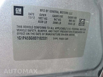 2013 Chevrolet Cruze LS 1SB – miniatura 5
