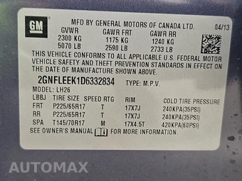 2013 Chevrolet Equinox LT 1LT - miniatura 14