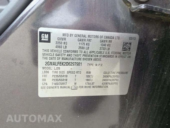 2013 Chevrolet Equinox LTZ 1LZ – miniatura 2