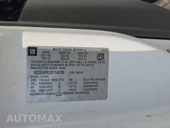 2013 Chevrolet Express 1500 Cargo Van 1WT 135.0" WB - miniatura 13