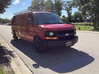 2013 Chevrolet Express 3500 Cargo Van 1WT 155.0" WB - miniatura 3