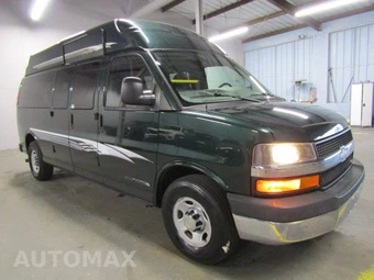 2013 Chevrolet Express 3500 Passenger Van LT 1LT 155.0" WB - miniatura 3
