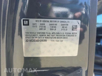 2013 Chevrolet Impala LTZ 1LZ – miniatura 2