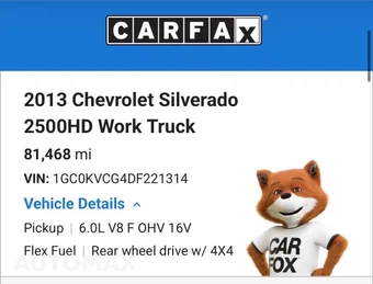 2013 Chevrolet Silverado 2500HD WT Regular Cab Long Bed 1WT - miniatura 3