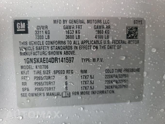 2013 Chevrolet Tahoe LS 1LS – miniatura 14