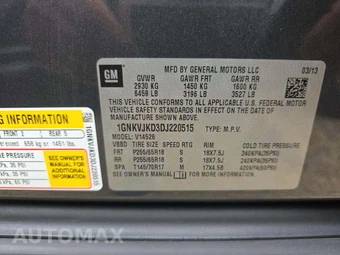 2013 Chevrolet Traverse LT 2LT – miniatura 5