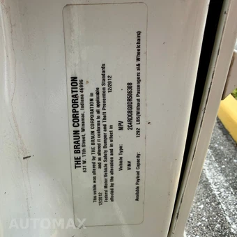 2013 Dodge Grand Caravan SE 121.2" WB - miniatura 100