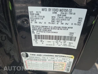 2013 Ford F-150 FX4 Crew Cab Short Bed - miniatura 15