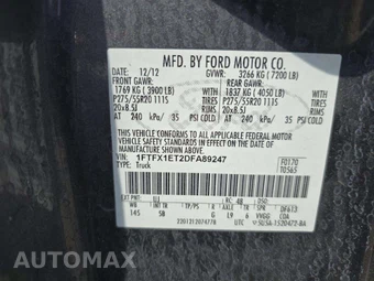 2013 Ford F-150 FX4 Extended Cab Medium Bed w/Rear Doors – miniatura 5