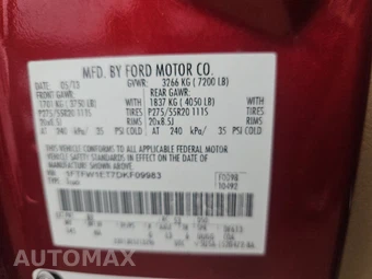 2013 Ford F-150 Lariat Crew Cab Short Bed - miniatura 14
