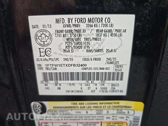 2013 Ford F-150 Lariat Crew Cab Short Bed - miniatura 2