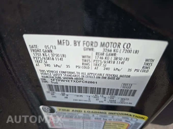 2013 Ford F-150 Lariat Crew Cab Short Bed - miniatura 5