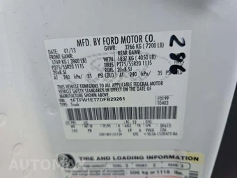 2013 Ford F-150 Platinum Crew Cab Short Bed – miniatura 5