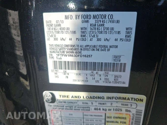 2013 Ford F-150 SVT Raptor Crew Cab Short Bed - miniatura 2