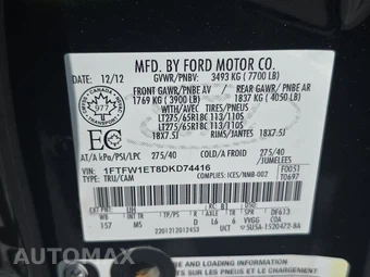 2013 Ford F-150 XLT Crew Cab Medium Bed - miniatura 14