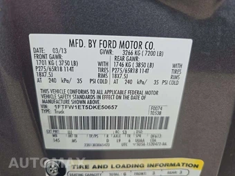 2013 Ford F-150 XLT Crew Cab Short Bed - miniatura 2