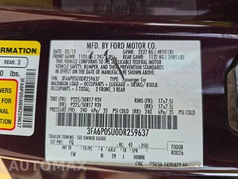 2013 Ford Fusion Energi Titanium – miniatura 14