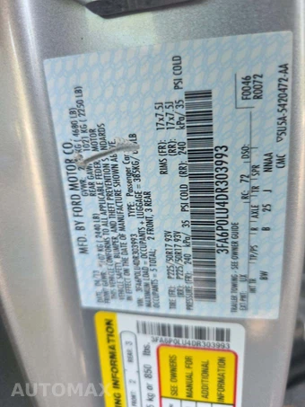 2013 Ford Fusion Hybrid SE – miniatura 5