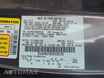 2013 Ford Fusion S - miniatura 14