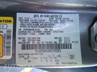 2013 Ford Fusion SE – miniatura 14