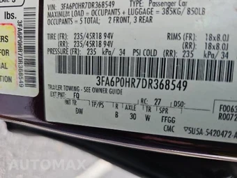 2013 Ford Fusion SE - miniatura 8