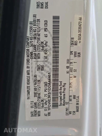 2013 Ford Super Duty E-350 Cutaway DRW - miniatura 5