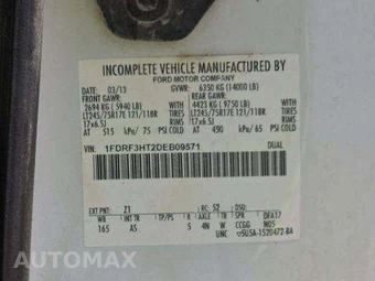2013 Ford Super Duty F-350 Cab Chassis XL Regular Cab DRW - miniatura 5