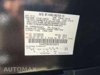2013 Ford Taurus Limited – miniatura 5