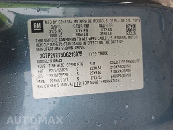 2013 GMC Sierra 1500 SLE Crew Cab Short Bed 3SA – miniatura 14