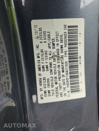 2013 Honda Accord Sedan EX - miniatura 14