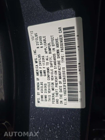 2013 Honda Accord Sedan EX-L - miniatura 5