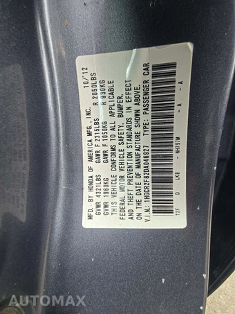 2013 Honda Accord Sedan EX-L w/Navigation - miniatura 5