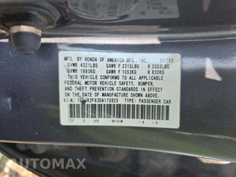 2013 Honda Accord Sedan EX-L w/Navigation - miniatura 5