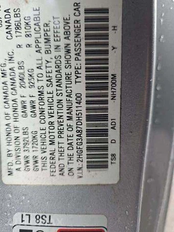 2013 Honda Civic EX – miniatura 5
