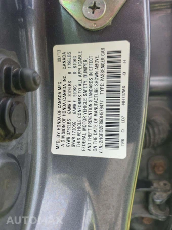 2013 Honda Civic Sedan EX – miniatura 2