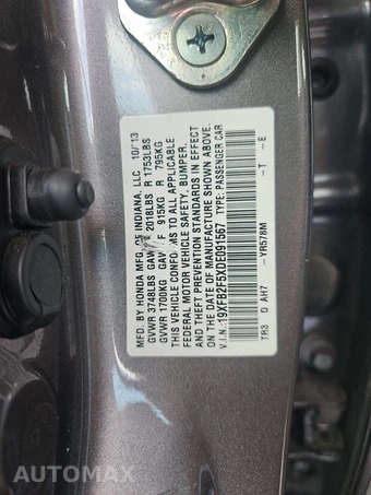 2013 Honda Civic Sedan LX - miniatura 14