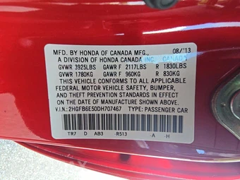 2013 Honda Civic Sedan Si - miniatura 2