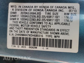 2013 Honda CR-V EX-L - miniatura 14
