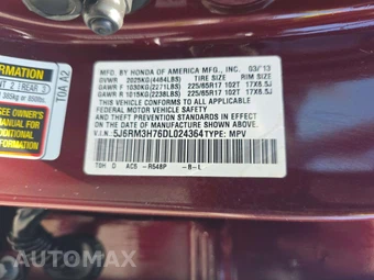 2013 Honda CR-V EX-L – miniatura 5