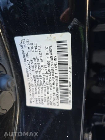 2013 Honda CR-V EX-L w/Navigation – miniatura 14