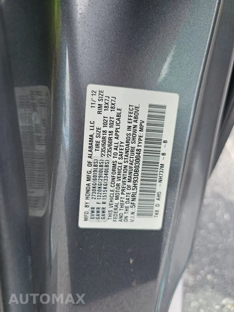 2013 Honda Odyssey Touring 118.1" WB - miniatura 15