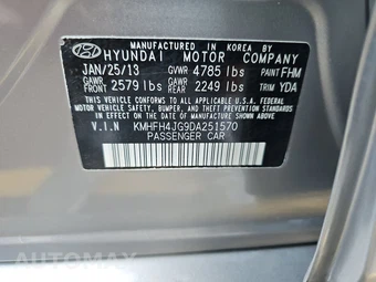 2013 Hyundai Azera - miniatura 14